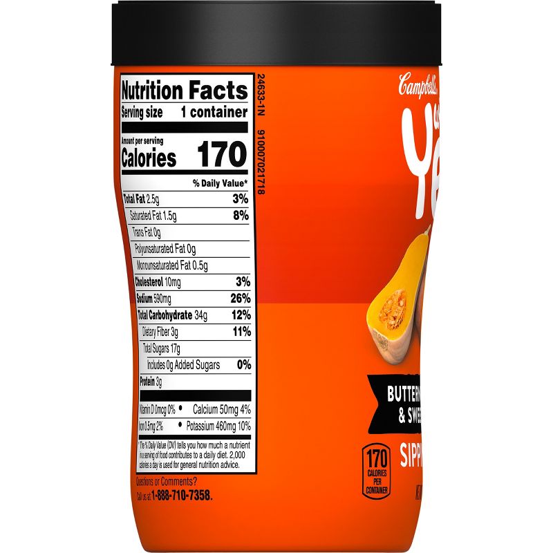 Campbell's Well Yes! Butternut Squash & Sweet Potato Sipping Soup - 11.2oz