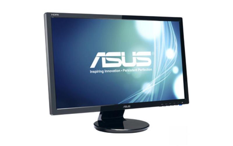 Asus VE248H 24" Full HD LED LCD Monitor - 16:9 - Black - 1920 x 1080 - 16.7 Million Colors - 250 Nit - 2 ms - 76 Hz Refresh Rate - 2 Speaker(s) - DVI