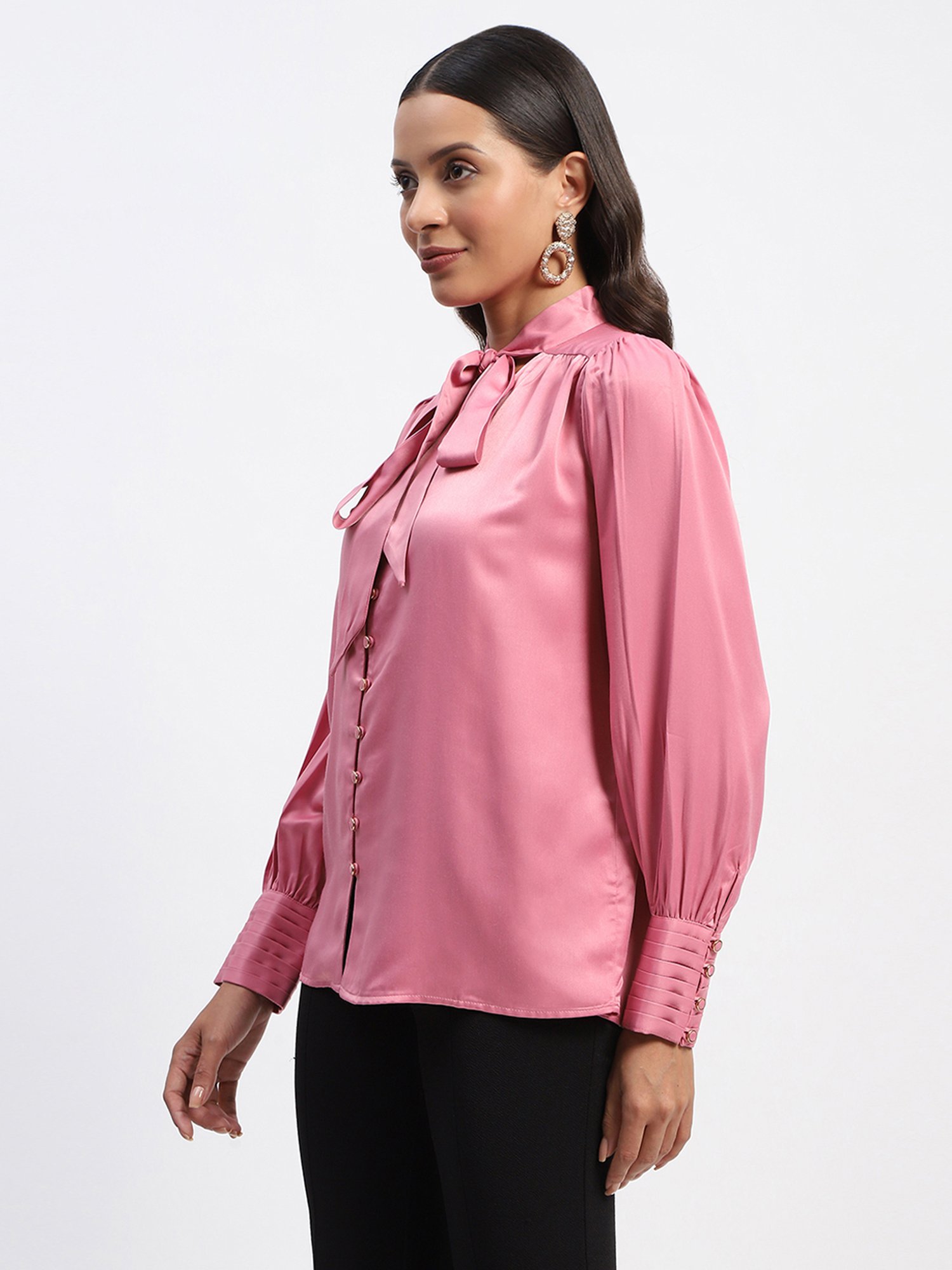 MADAME Pink Relaxed Fit Top