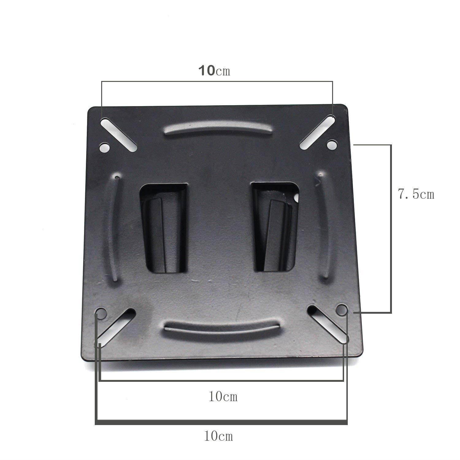 MOTONG Flat Panel Wall Mount For LCD Monitor TV with Screen under 13-24 inch,Maximum Loading 8KG, VESA 75/100