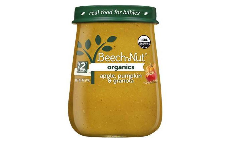 Beech-Nut Organics Apple Pumpkin & Granola Baby Food Jar - 4oz