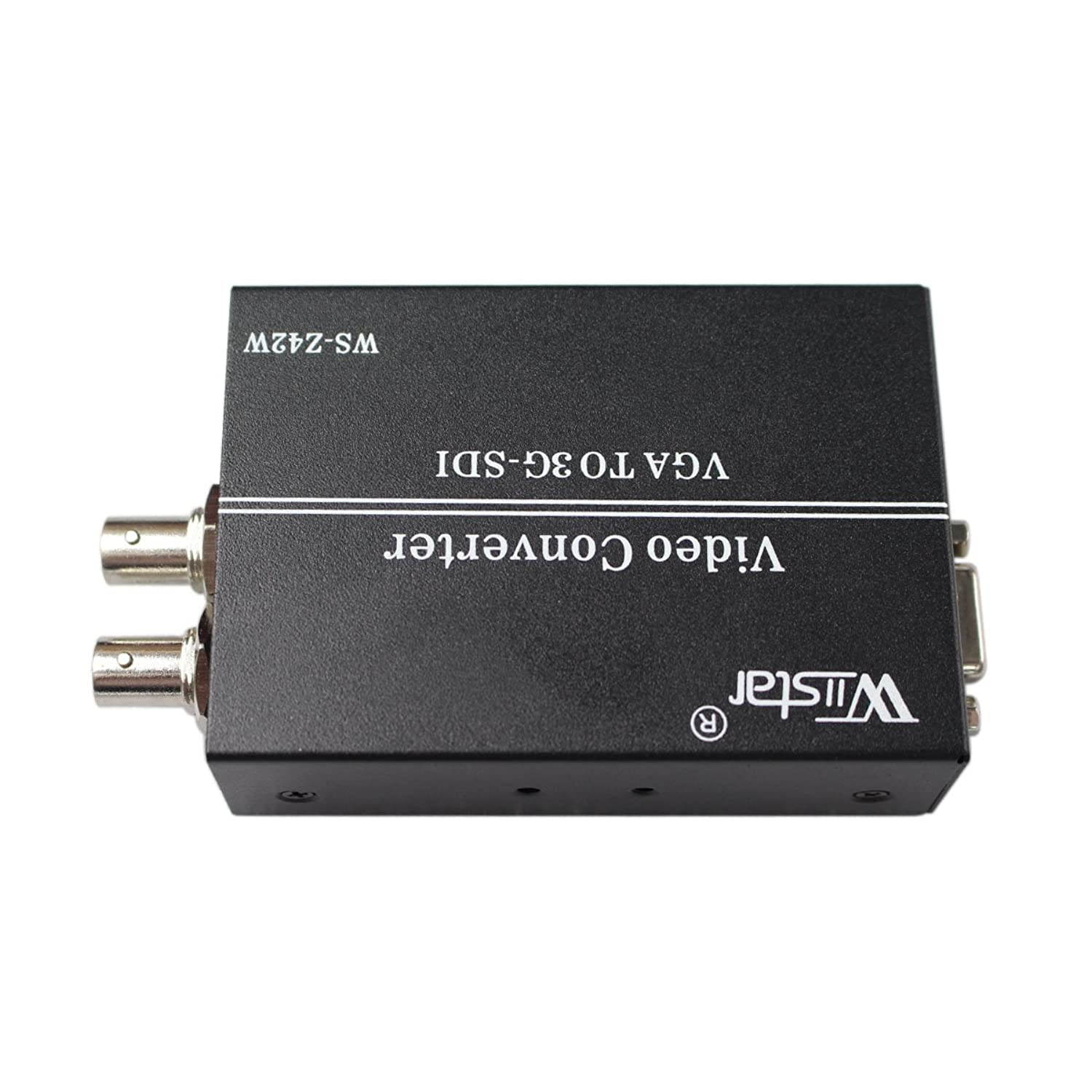 Wiistar VGA+Audio to HD SD 3G SDI Converter for PC SDI Monitor