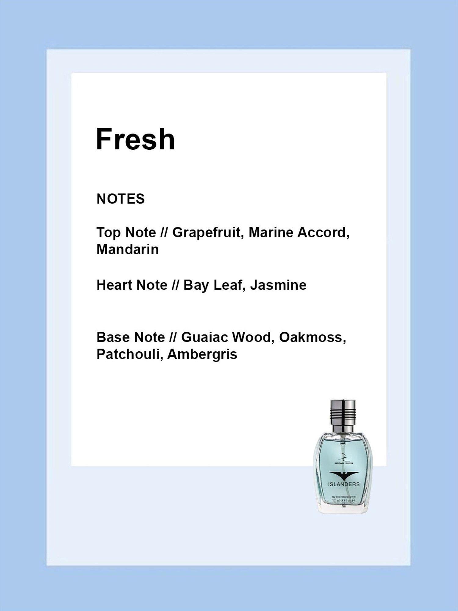 Dorall Collection Islanders Eau de Toilette For Men - 100 ml