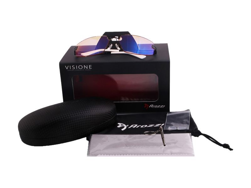 Arozzi VX-600 White Digital Performance Eyewear