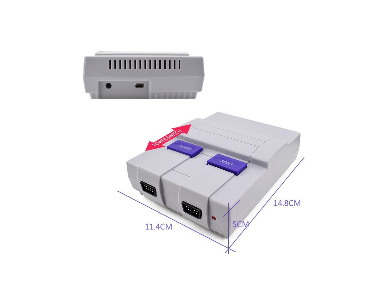 Super NES Classic Edition Console Super Mini SFC/SNES Retro Game Console Built-in 400 Games+2 Handle Controllers
