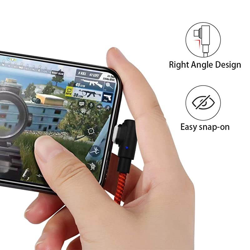 Gen-X Micro USB + USB-C/Type-C + i 3 in 1 Nylon Braided Magnetic Charging Cable, Support 3.0A Fast Charging & Data Transfer (3 Cables+9 Tips, 5-Feet Grey)