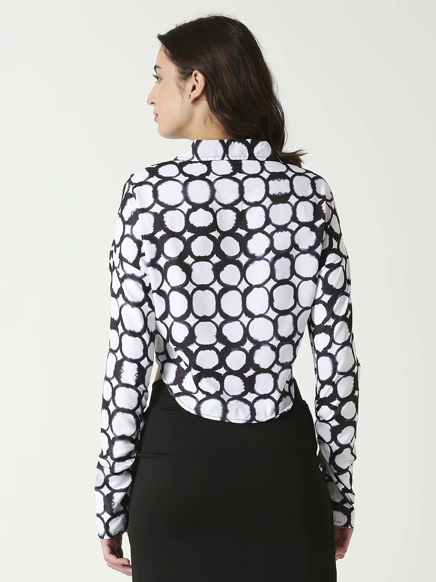 Remanika Black Printed Shirt