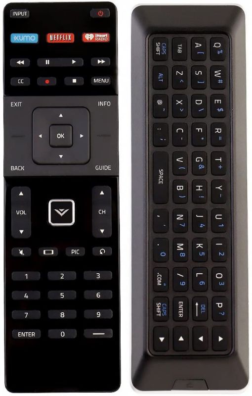 New XRT500 XUMO LED LCD REMOTE with QWERTY Keyboard & Smart APPS for VIZIO TV E401ia3 M801d-A3 E401i-a3 M321i-A2 M401i-A3 M602I-B3 M602I-B3 M322I-B1 M422I-B1 M701DA3 M501d-A2R M801d-A3