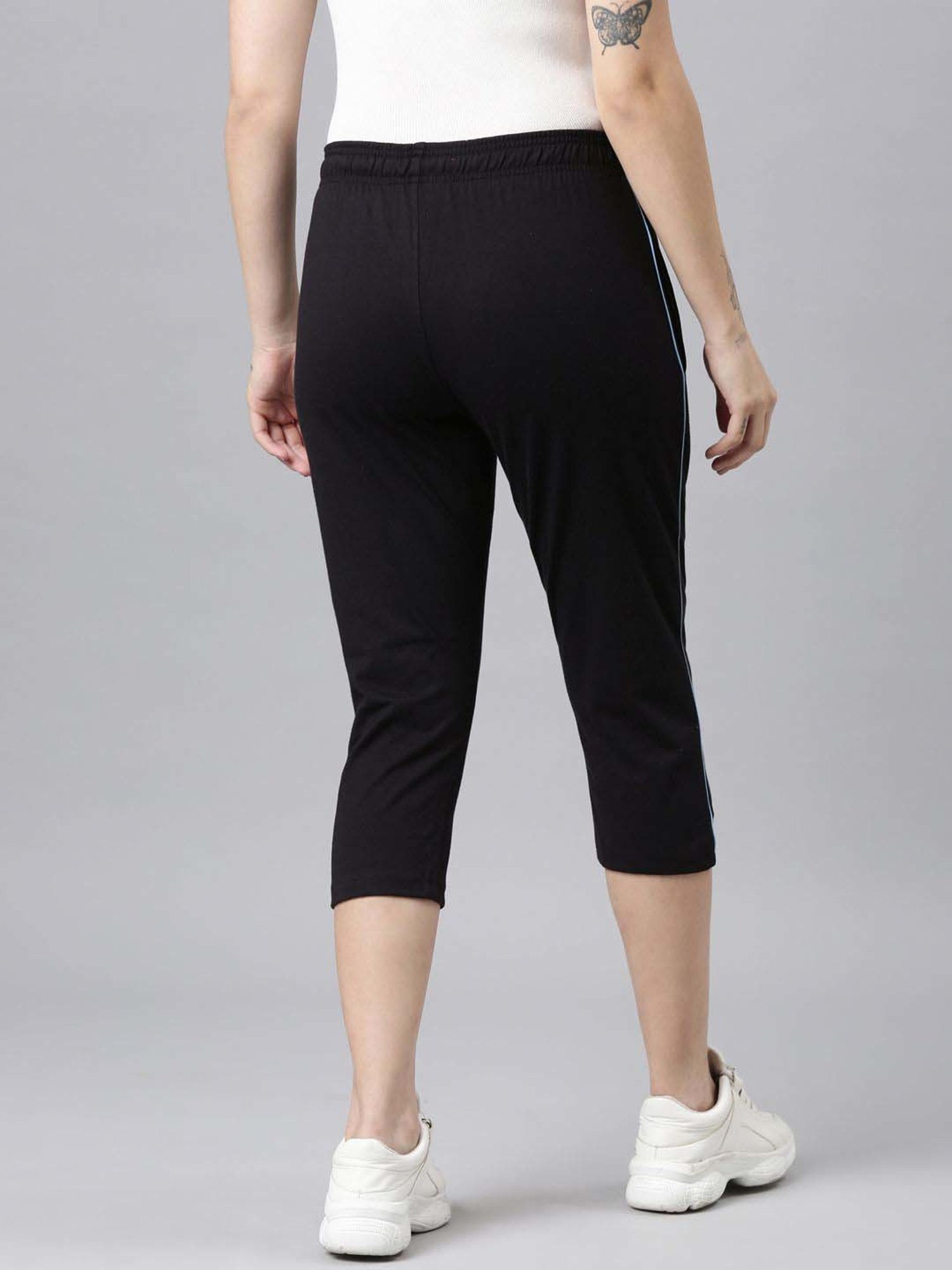 KENDALL + KYLIE Black High Rise Capris