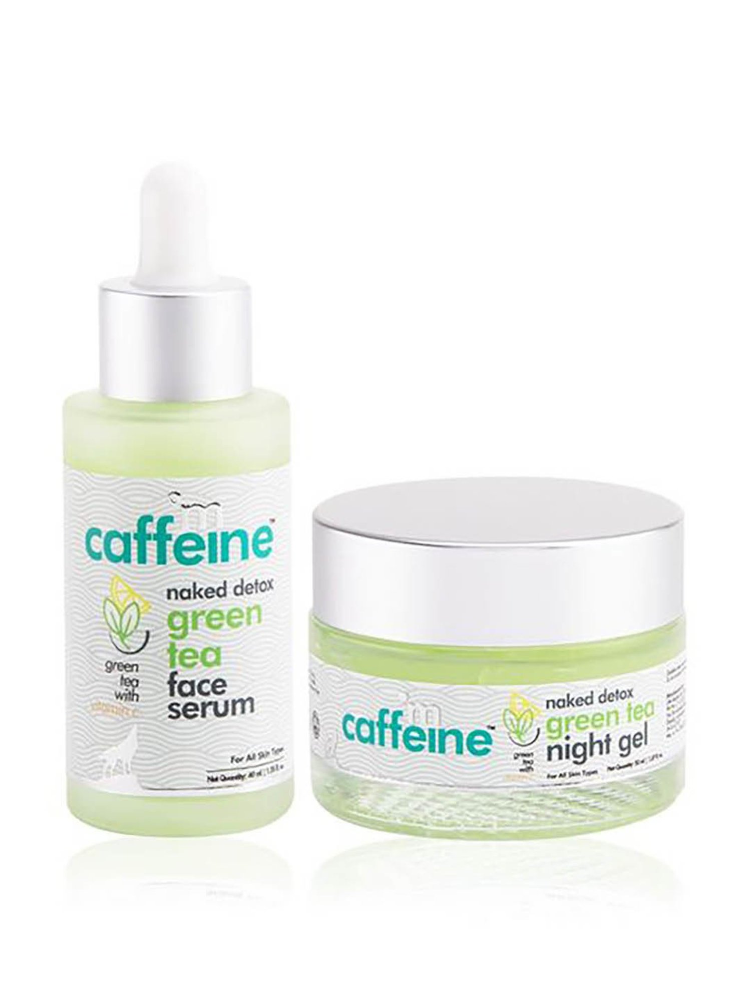 mCaffeine Green Tea Face Hydration Kit for Dull Skin