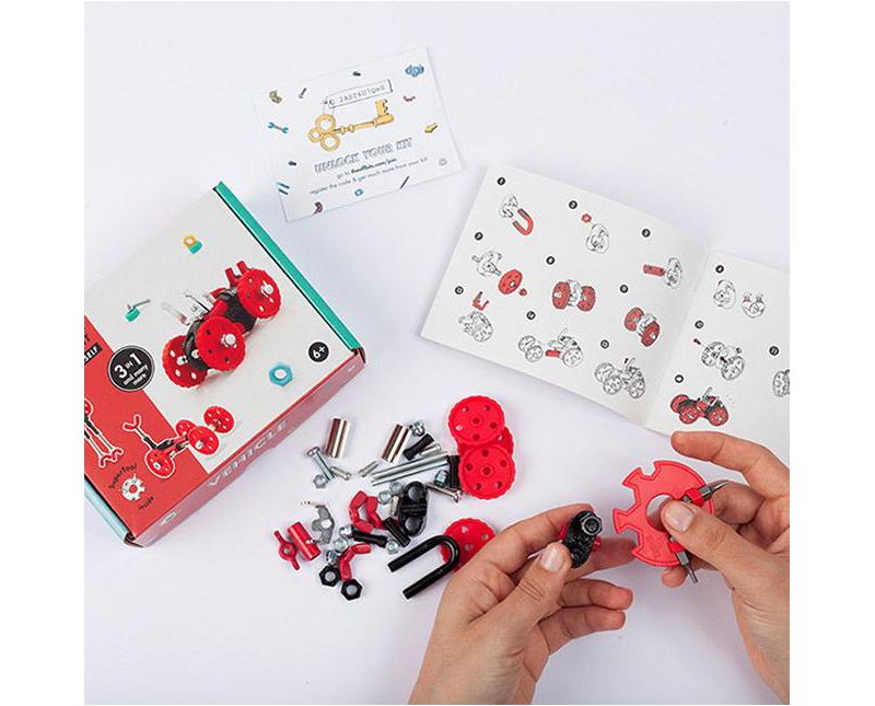  Fat Brain Toys OffBits - Blue Vehicle FA156-1