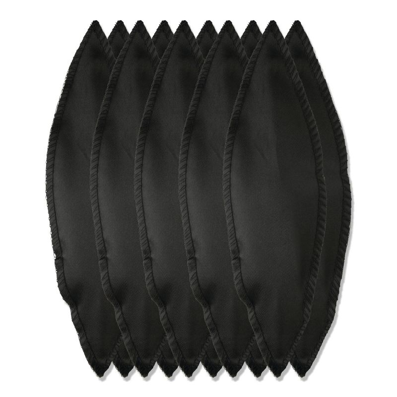 Annie Satin Pillow Rollers - Black - 10ct