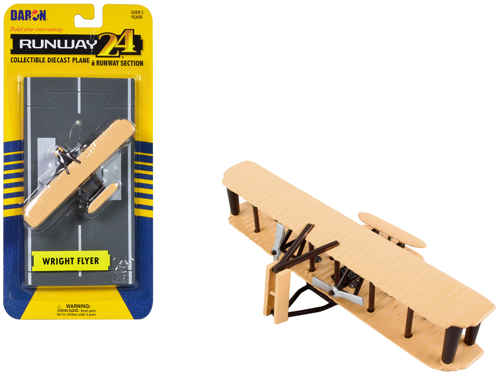 1903 Wright Flyer Aircraft with Pilot Figure "Smithsonian" Series Diecast Model by Corgi