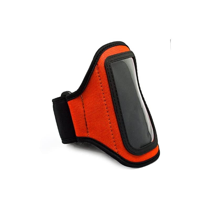 OEM VG Brand Orange Smartphone Armband wSweat Resistant Lining for Samsung Focus 2