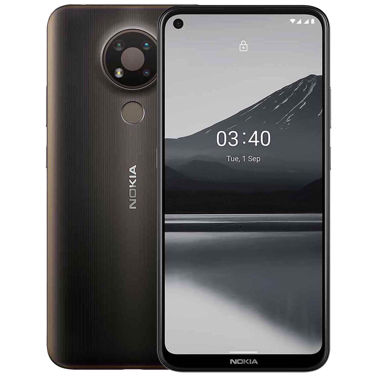 Nokia 3.4 Dual-SIM 64GB ROM + 3GB RAM (GSM Only | No CDMA) Factory Unlocked 4G/LTE Smartphone (Fjord Blue) - International Version