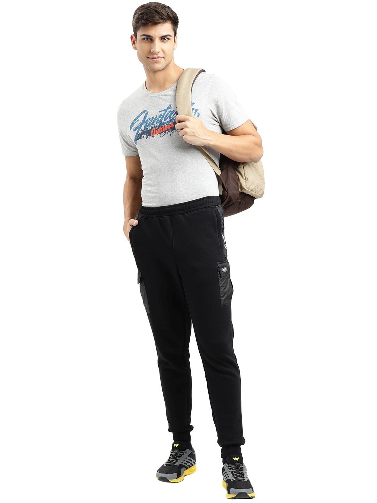 Wildcraft Black Regular Fit Joggers