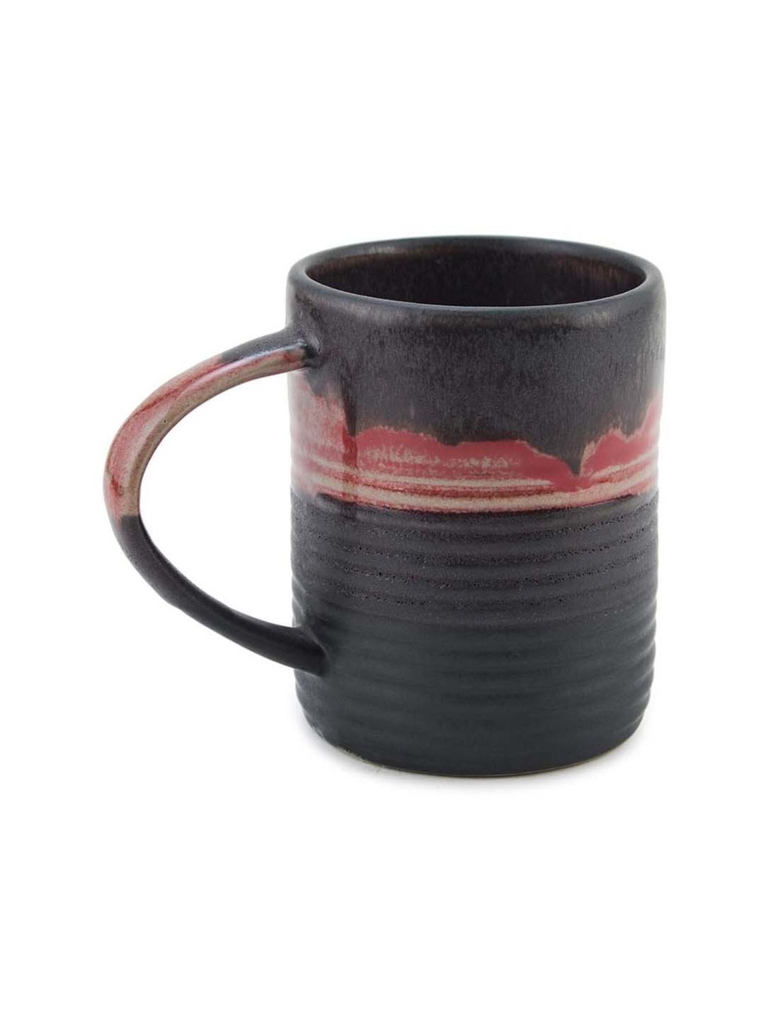 Fabindia Home Black Ceramic Mug (380ml)