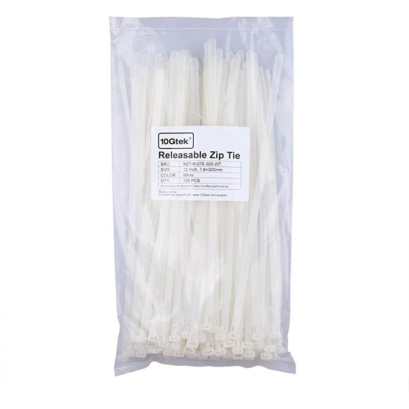 Ties (500pcs) Self-Locking 8 Inch Nylon Cable Ties in Blue