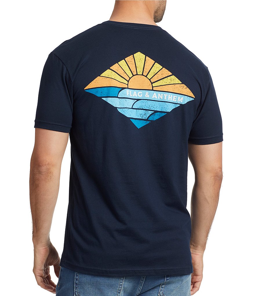 Flag And Anthem Crew Team Graphic Short-Sleeve T-Shirt