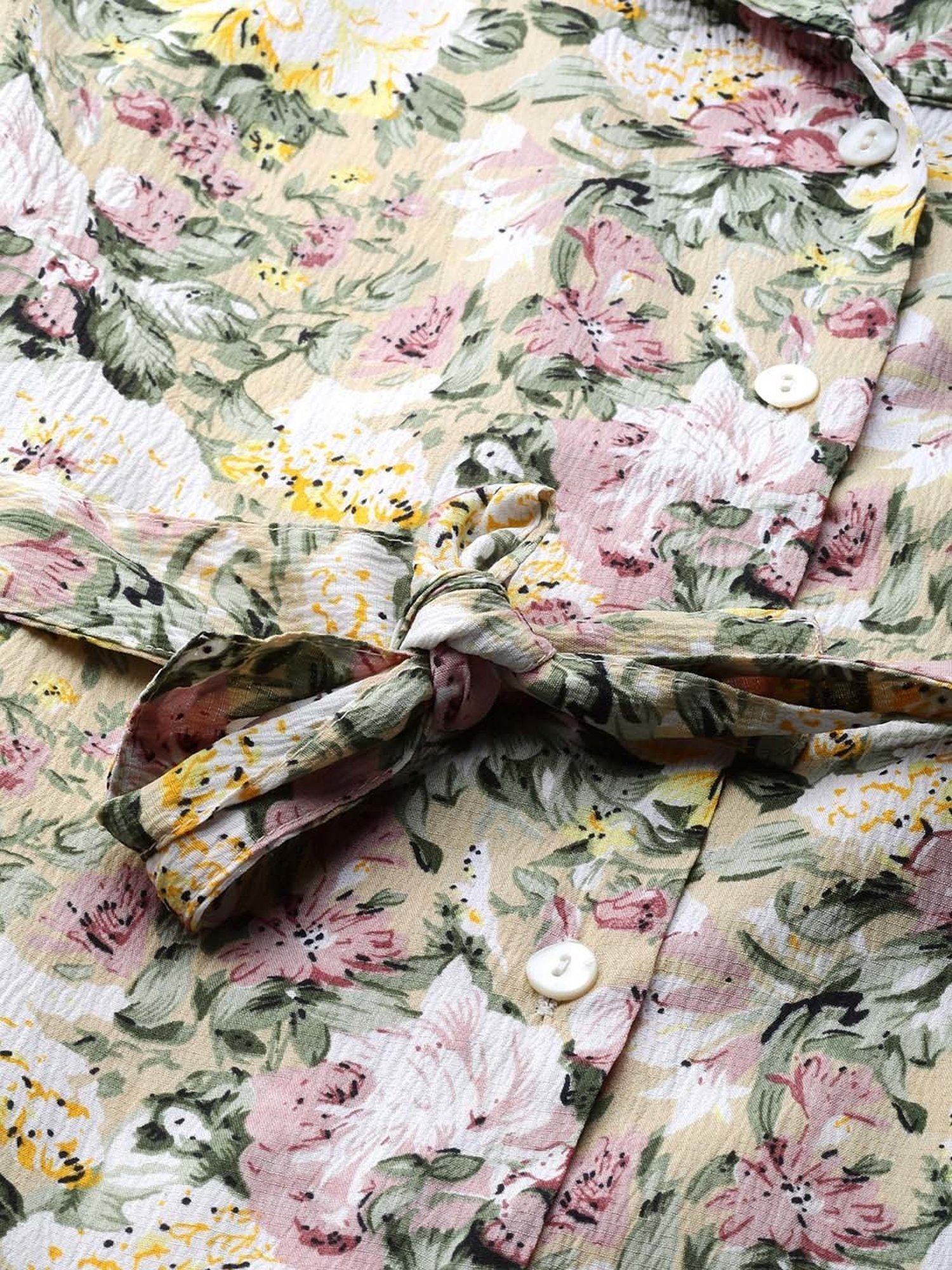 Melon by PlusS Blue Printed Shirt Pant Set