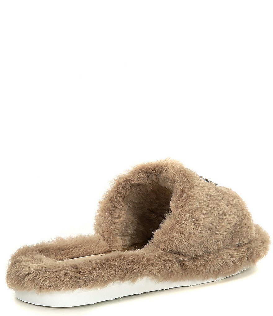 Antonio Melani Lushhh Faux Fur Slippers