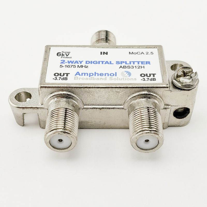 Amphenol 3-Way Digital Splitter MoCA 2.0 ABS313H