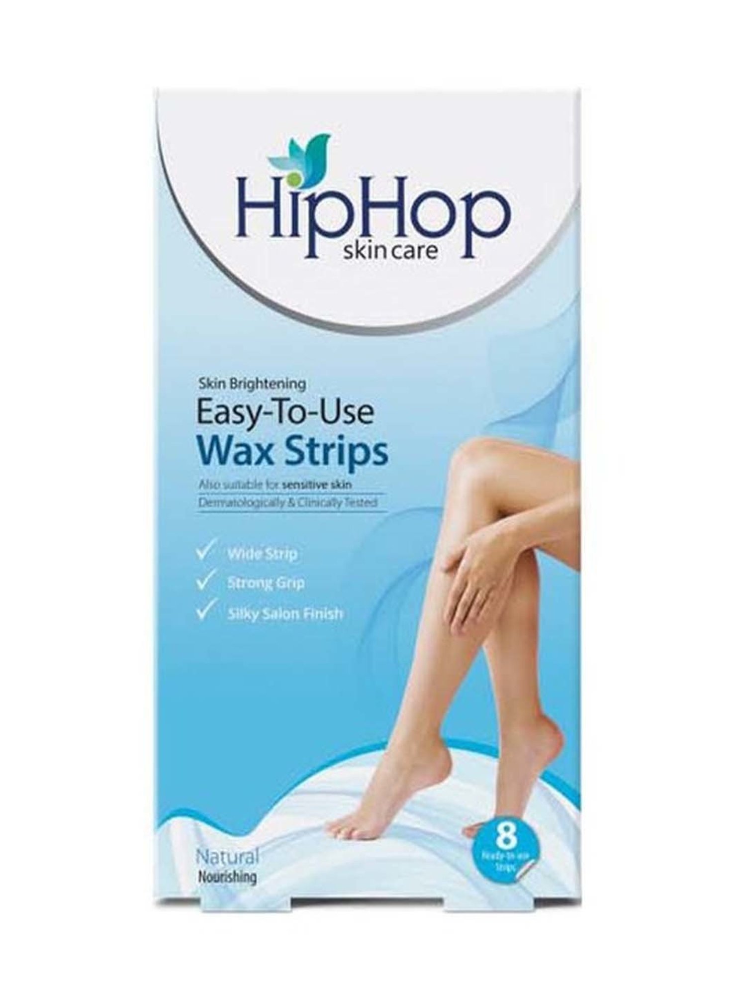HipHop Skincare Body Wax Strips with Argan Oil - 8 Strips