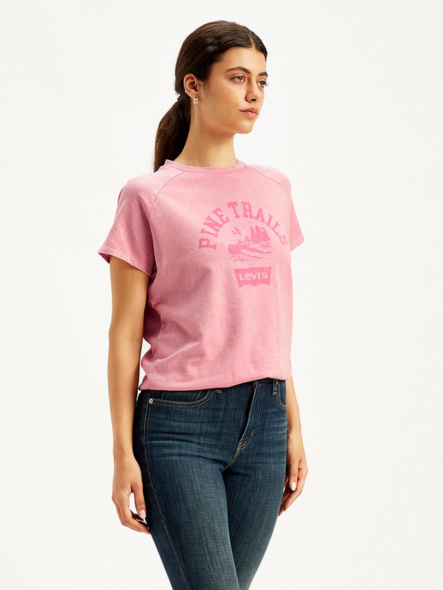 Levi's Pink Graphic Print T-Shirt