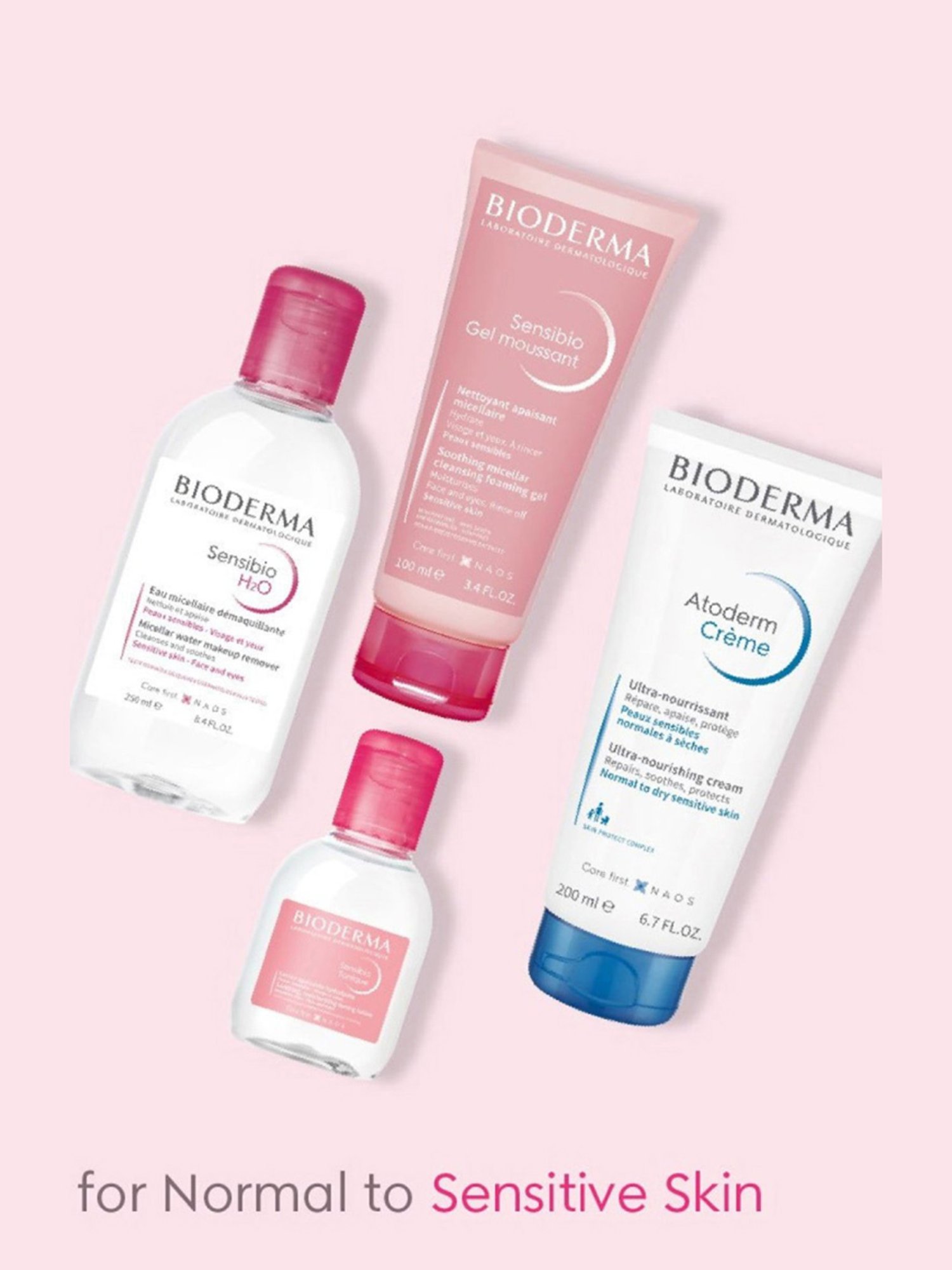 Bioderma Sensibio H2O Micellar Cleansing Water & Makeup Removing Solution - 250 ml