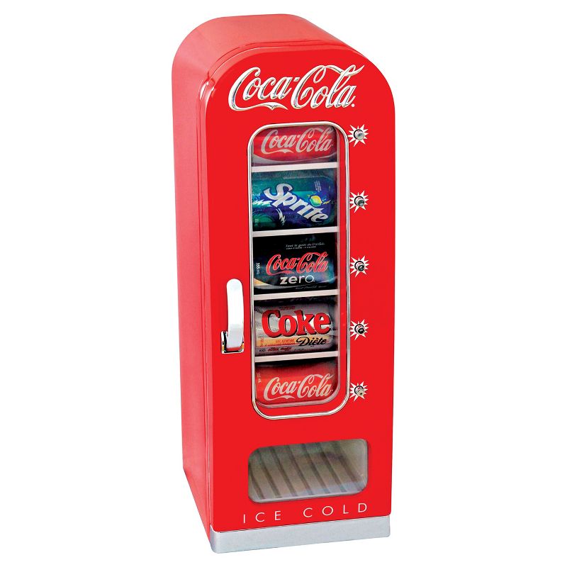 Coca Cola 10 Can Retro Vending Cooler - Red CVF18