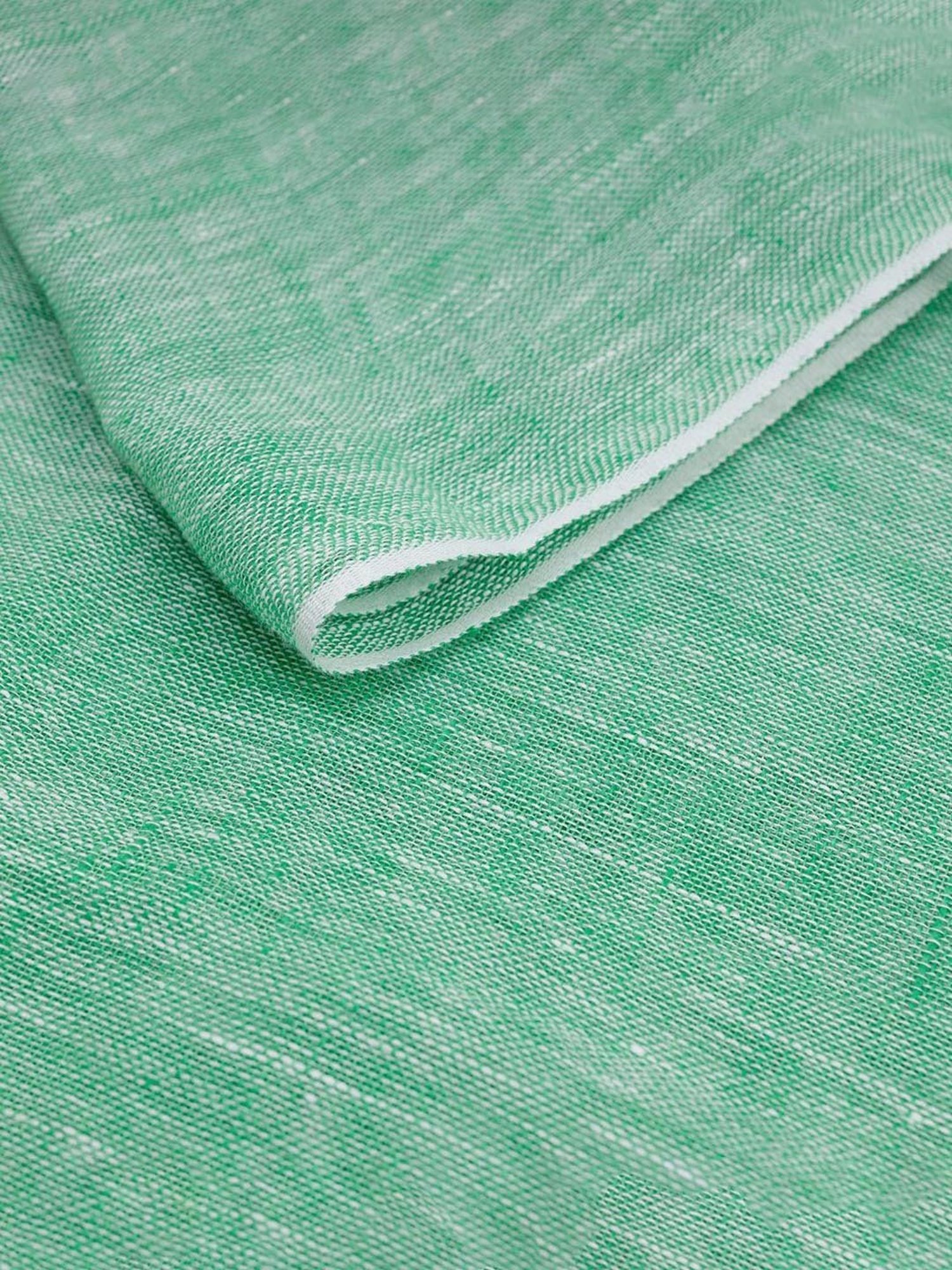 Linen Club Green Pure Linen Stole