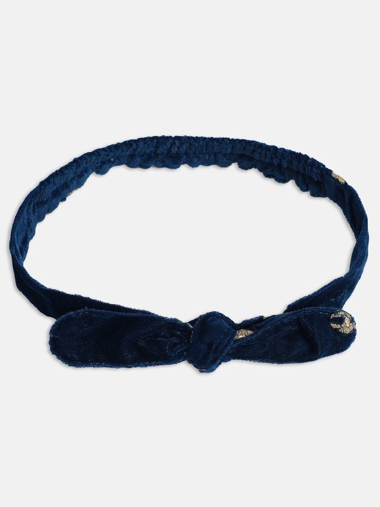 Nauti Nati Kids Blue Embroidered Dress