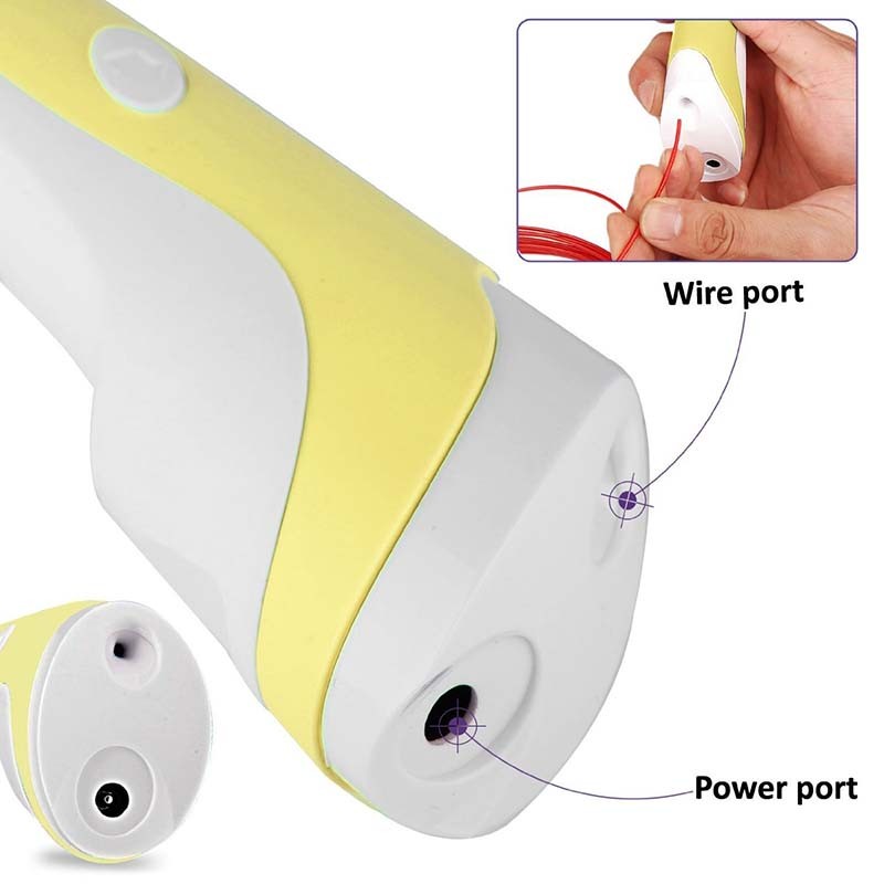 3D Air Printer Printing Pen 2nd Generation with LED LCD Display for 3D Drawing+Arts+Crafts Free ABS filament gifts for children