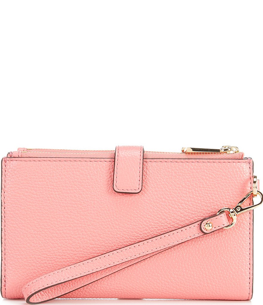 HOBO Link Leather Zip Wristlet