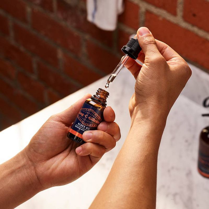 King C. Gillette Men's Beard Oil with Argan Oil - 1 fl.oz