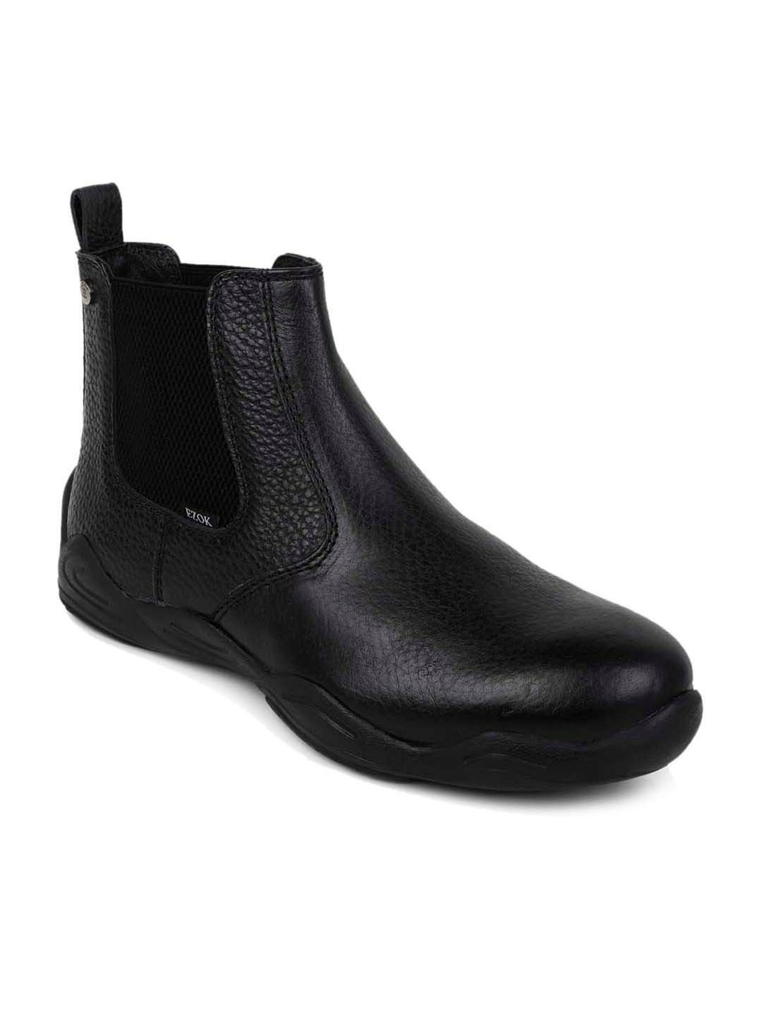 EZOK Men's Black Chelsea Boots