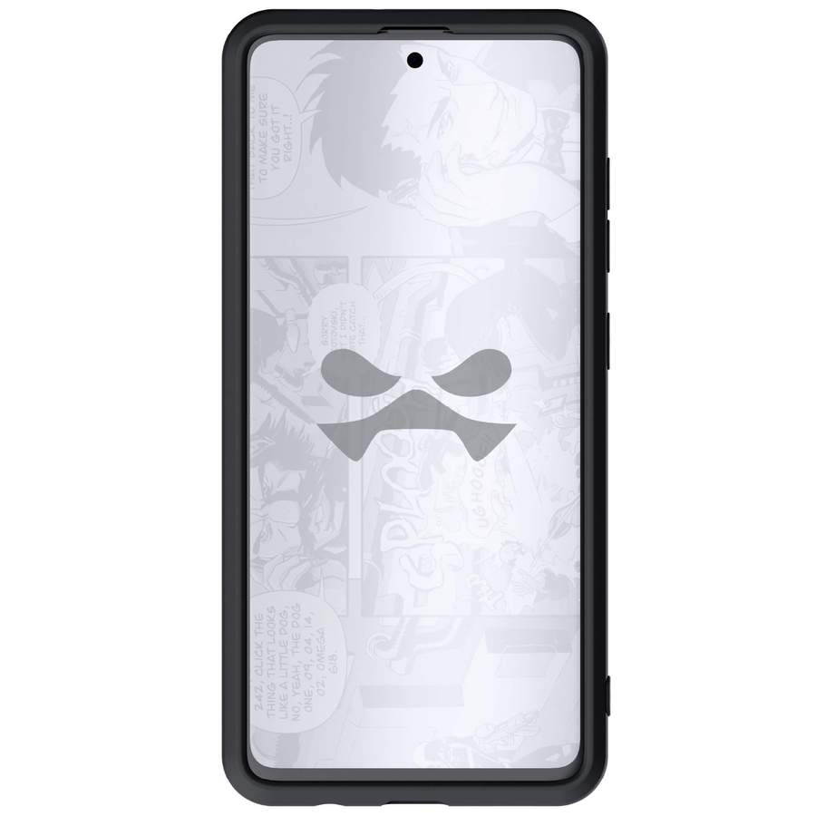 Ghostek Iron Armor Belt Clip Galaxy A11 Case with Holster, Card Holder and Stand Protective Full Body Cover with Heavy Duty Protection Slim Matte Design Galaxy A11 (6.4") (Matte Black)