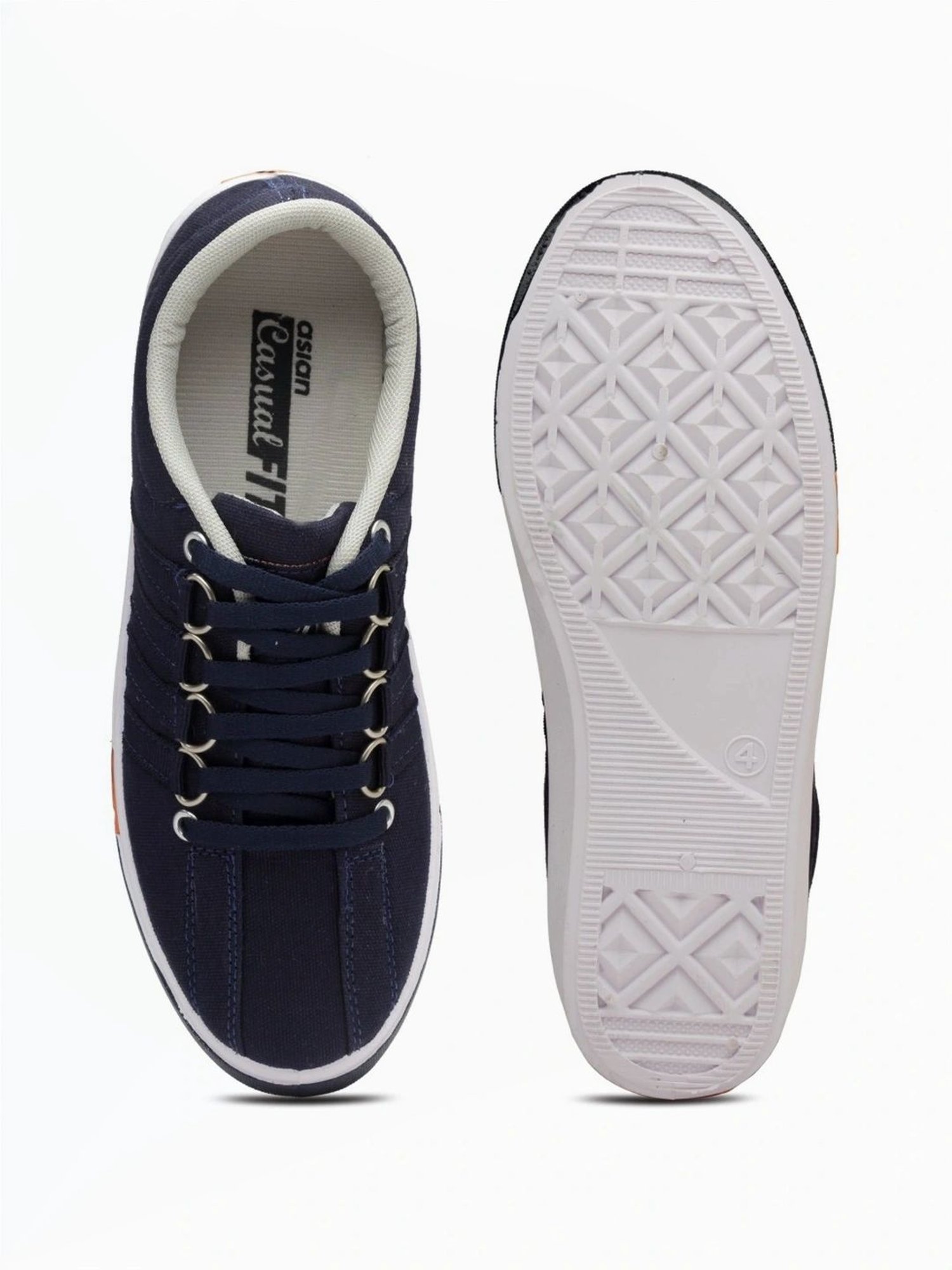 Asian Men's Navy Casual Sneakers