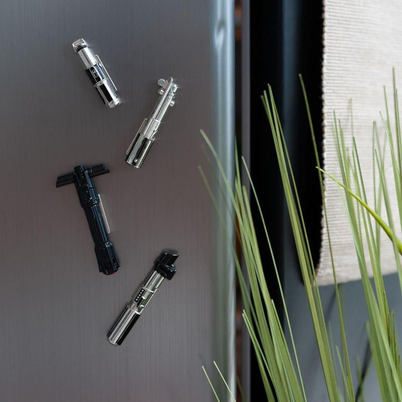 SalesOne LLC Star Wars 3D Lightsaber Pin Set | Exclusive Magnetic Star Wars Pins | Set of 4