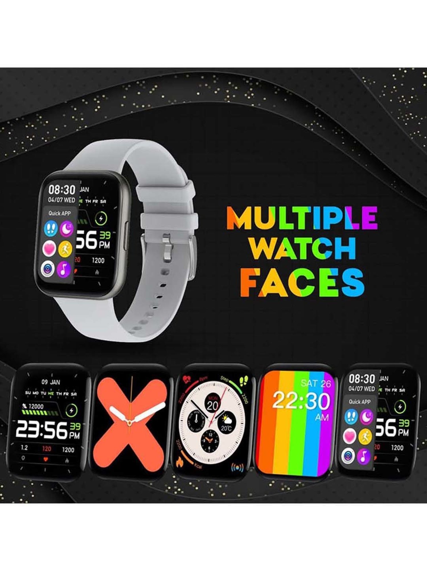 I Kall W1 Smartwatch (Black)
