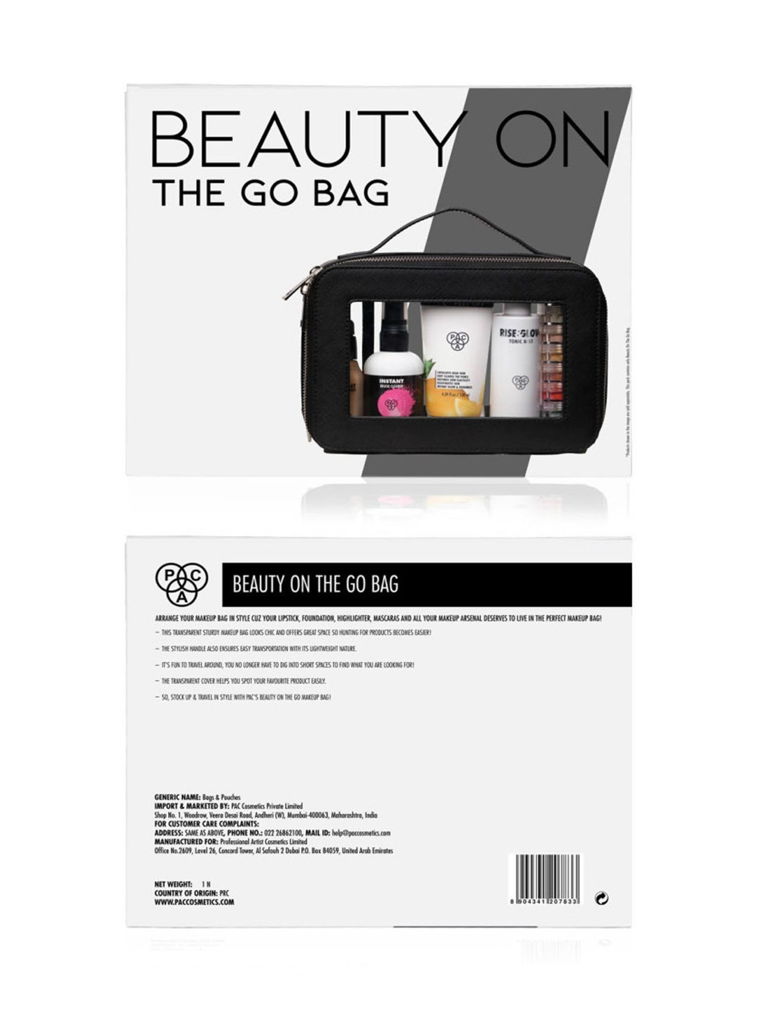PAC Beauty On the Go Bag