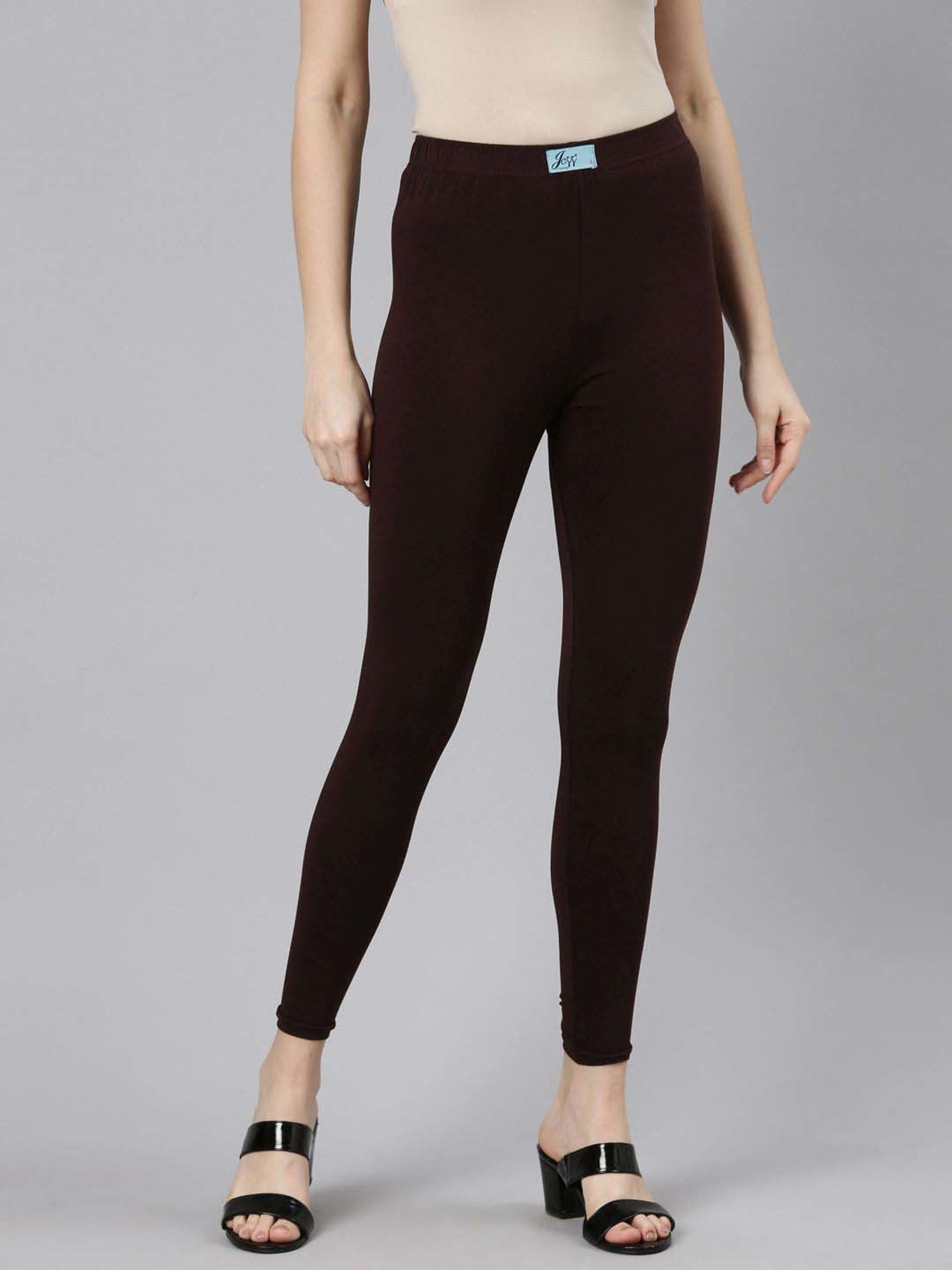 JCSS Coffee Brown Cotton Leggings