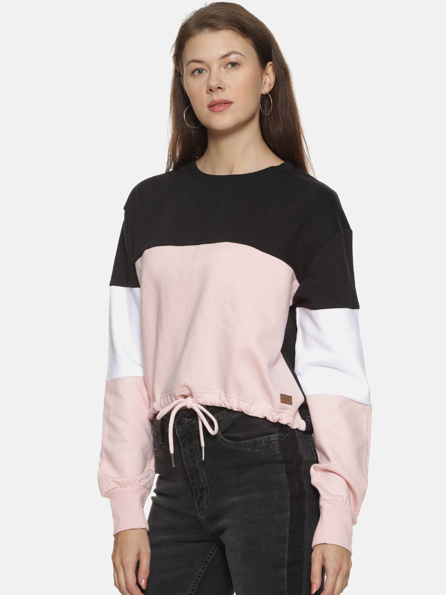 KENDALL + KYLIE Multicolored Printed Hoodie