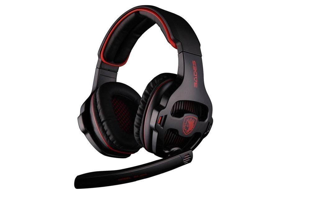 SADES SA903 Surround Sound Gaming Headset with Microphone for PC Computer Laptop (Black)