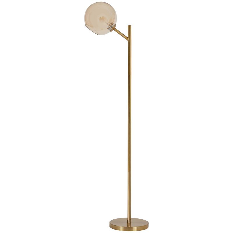 Abanson Floor Lamp Amber/Gold - Signature Design by Ashley