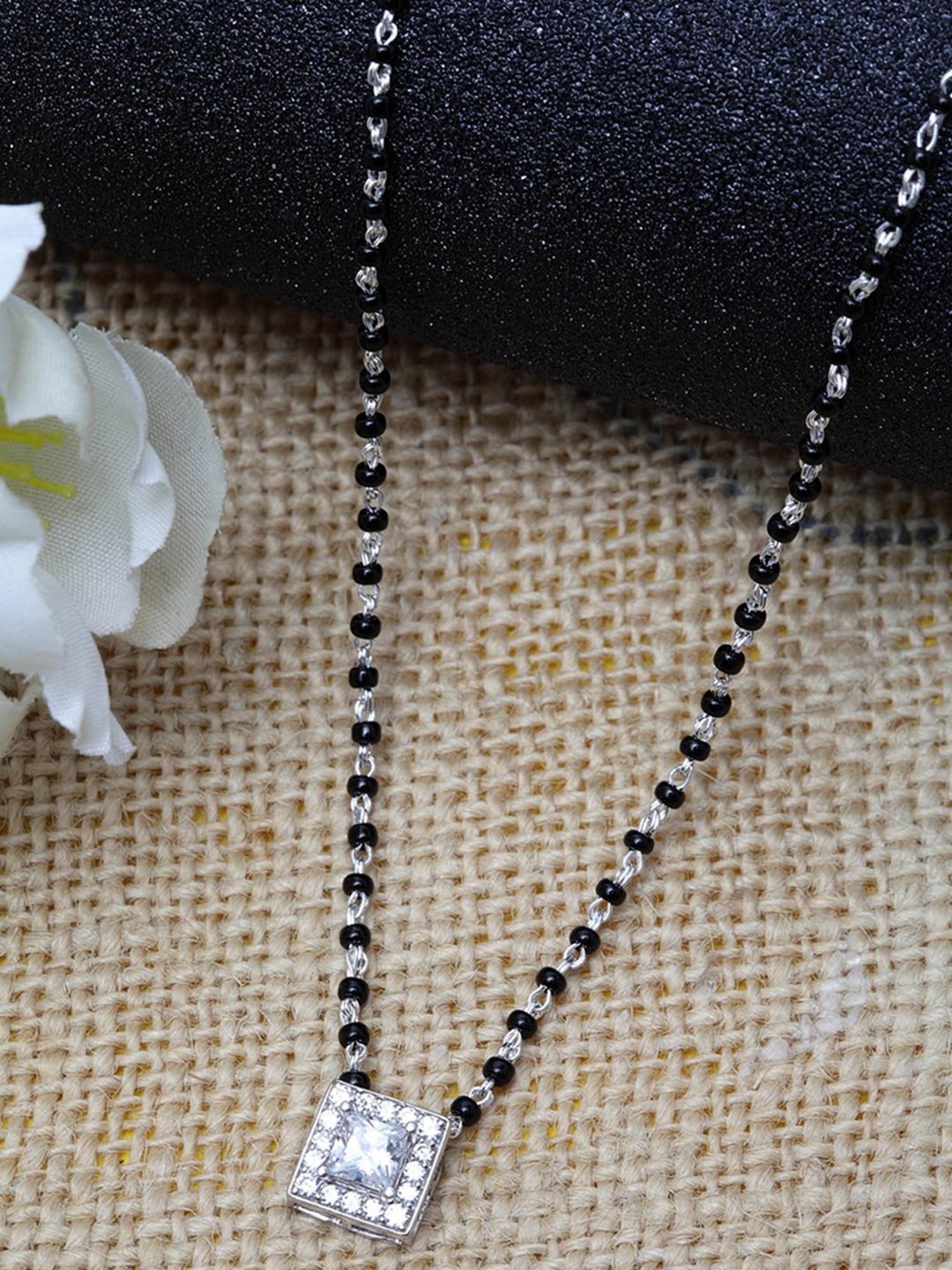 Clara 92.5 Sterling Silver Mangalsutra