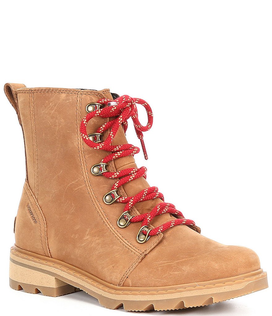 Sorel Lennox Waterproof Leather Lace-Up Booties