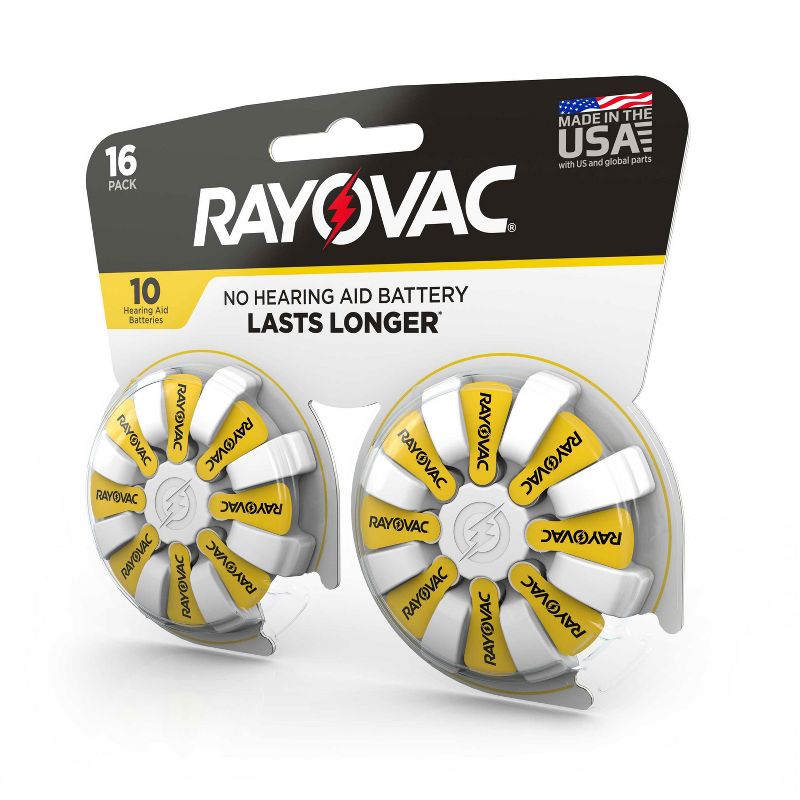 Rayovac Size 10 Hearing Aid Battery - 16pk