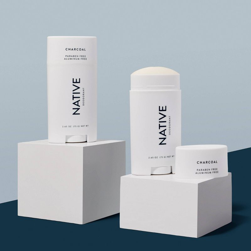 Native Charcoal Deodorant for Women - 2.65oz