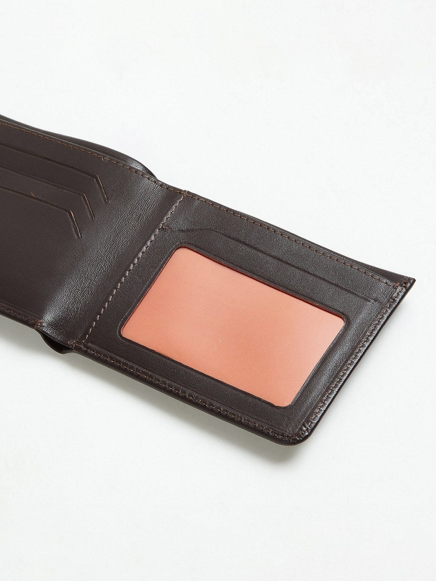 Code by Lifestyle Brown Leather Bi-Fold Wallet for Men